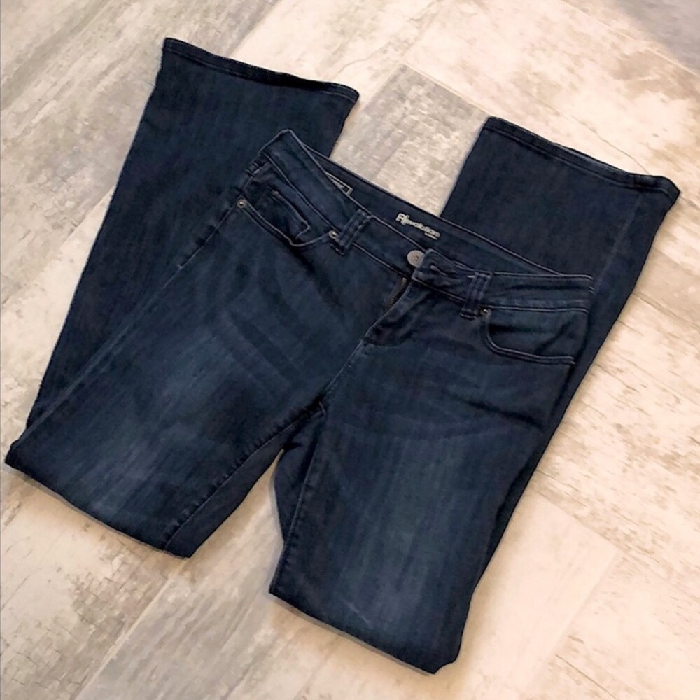 Ricki’s Revolution Claire Bootcut Blue Jeans, Size 27 - Picture 2 of 6